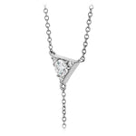 Triplicity Triangle Lariat Diamond Necklace - HFNTRIL00428-Hearts on Fire-Renee Taylor Gallery