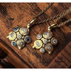 18K Night Moth Sapphire & Diamond Pendant - M-115S-Alex Sepkus-Renee Taylor Gallery