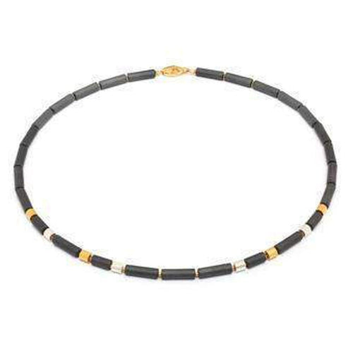 Valsa Hematite Necklace - 84465276-Bernd Wolf-Renee Taylor Gallery