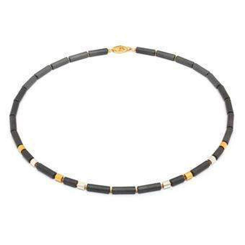 Valsa Hematite Necklace - 84465276-Bernd Wolf-Renee Taylor Gallery