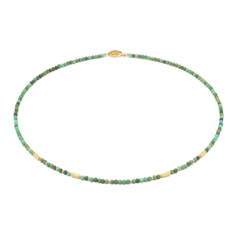 Wasena Green Turquoise Necklace - 84462356-Bernd Wolf-Renee Taylor Gallery