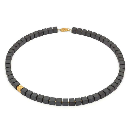 Weluno Hematite Necklace - 84431276-Bernd Wolf-Renee Taylor Gallery