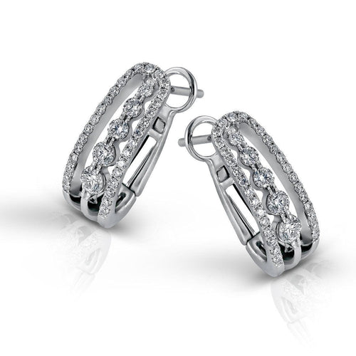 White Gold & Diamond Earrings - ME1671-W-Simon G.-Renee Taylor Gallery