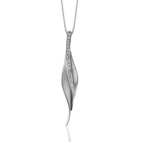 White Gold & Diamond Pendant - DP113-W-Simon G.-Renee Taylor Gallery