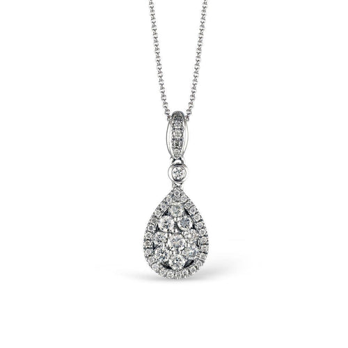 White Gold & Diamond Pendant - LP4247-W-Simon G.-Renee Taylor Gallery