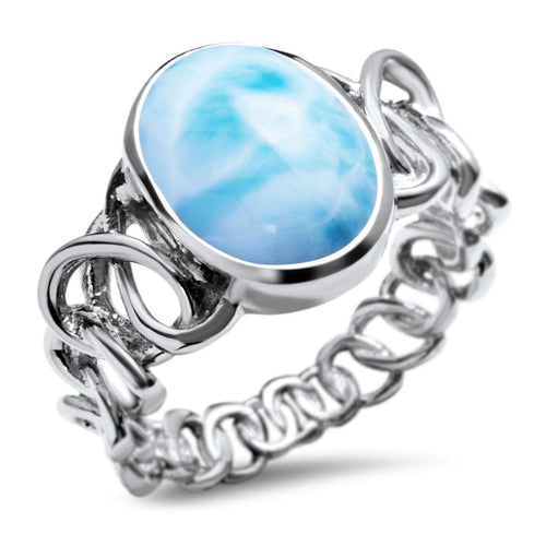 Zuma Ring - Rzuma00-00-Marahlago Larimar-Renee Taylor Gallery